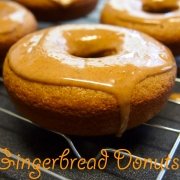 Gingerbread Donuts {Baked}